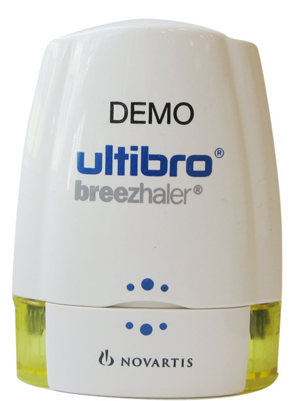 Ultibro Breezehaler demoihnalator